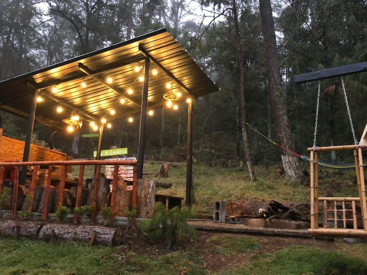 Cabana Romantica En El Bosque! Acaxochitlan Exterior photo