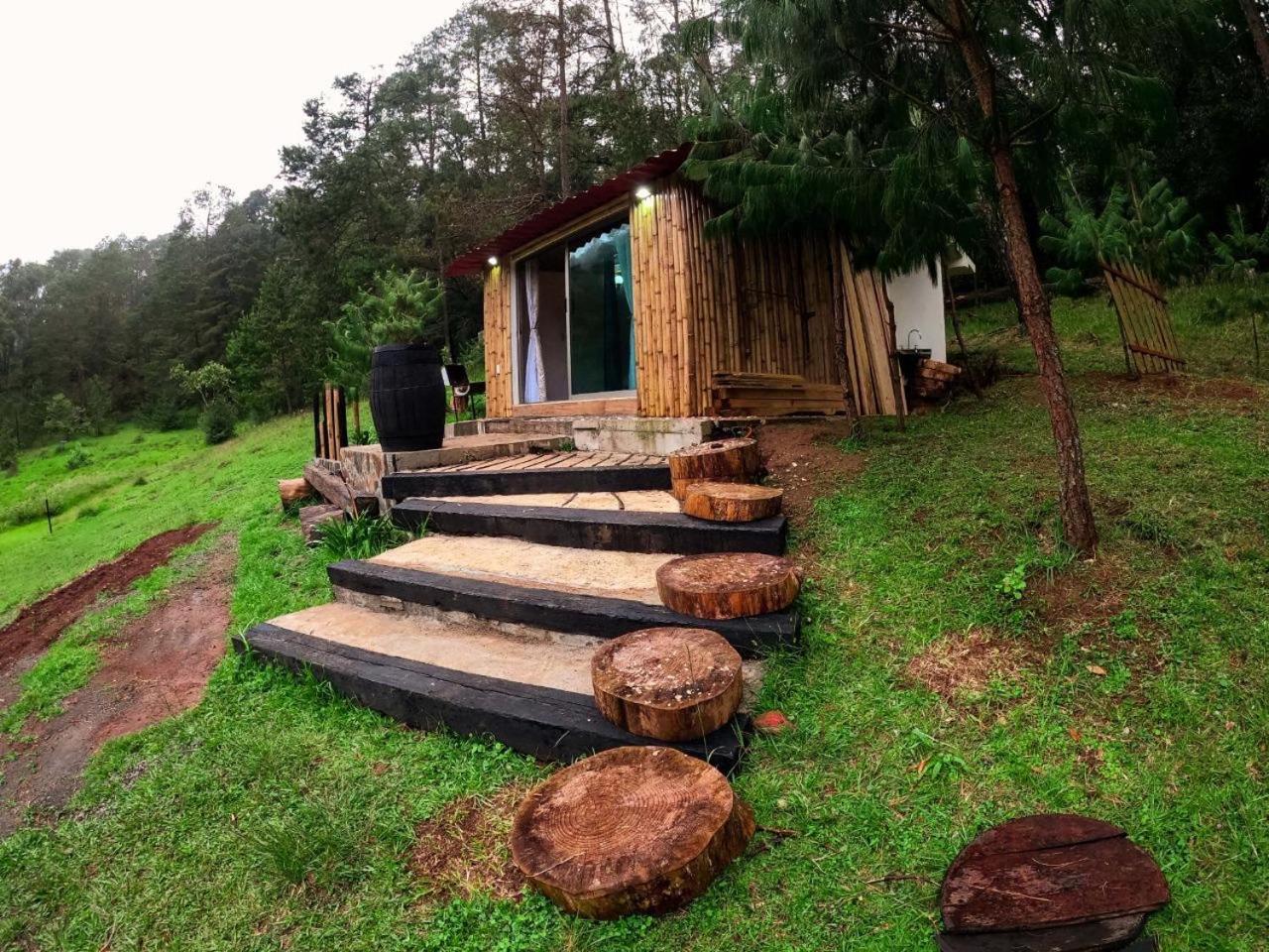 Cabana Romantica En El Bosque! Acaxochitlan Exterior photo